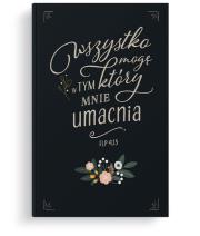 Opakowanie Notatnik Lux - Wszystko mogę w Tym