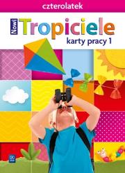 Okładka książki Nowi Tropiciele Czterolatek. Karty pracy cz.1 WSIP