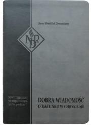 Okładka książki Nowy Testament NPD, szara, bez paginatorów