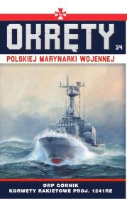 Okładka książki Okręty Polskiej Marynarki Wojennej t.34