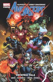 Ostatnia fala. Avengers. Tom 1. Autor: Opracowanie zbiorowe. Dadada.pl Okładka książki Ostatnia fala. Avengers. Tom 1