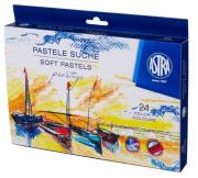 Pastele suche Astra prestige 24 kolory. Wydawca: ASTRA art-pap. Dadada.pl Opakowanie Pastele suche Astra prestige 24 kolory