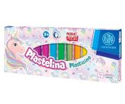 Opakowanie Plastelina Jednorożec 12 kolorów ASTRA