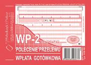 Opakowanie Polecenie przelewu wpłata gotówkowa A6 2 odcinkowe A6