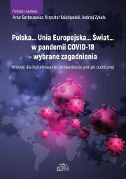 Okładka książki Polska.. UE.. Świat.. w pandemii COVID-19