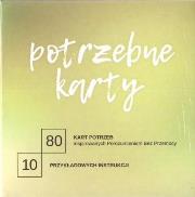 Potrzebne Karty. Autor: Iga Zielińska. Dadada.pl Okładka książki Potrzebne Karty