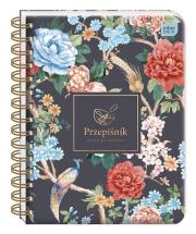 Opakowanie Przepiśnik A5/240K Flowers Black