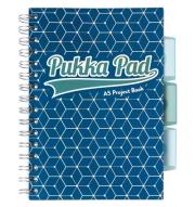 Opakowanie Pukka Pad Project Book A5 Glee w kratkę 200 kartek niebieski