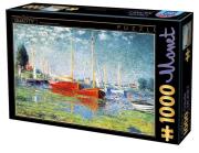 Opakowanie Puzzle 1000 Claude Monet, Łódki w Argentuil