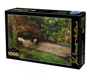 Opakowanie Puzzle 1000 Millais, Ophelia