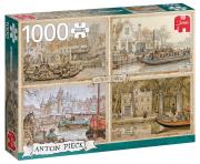 Opakowanie Puzzle 1000 PC Pieck Łodzie kanałowe G3