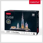 Puzzle 3D Dubaj. Wydawca: Cubic Fun. Dadada.pl Opakowanie Puzzle 3D Dubaj