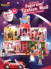 Puzzle 3D Superstar Fashion Mall. Wydawca: Cubic Fun. Dadada.pl Opakowanie Puzzle 3D Superstar Fashion Mall