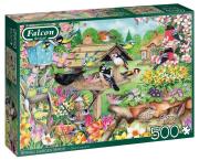 Opakowanie Puzzle 500 Falcon Karmnik dla ptaków wiosną G3