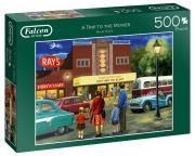 Opakowanie Puzzle 500 Falcon Wyjście do kina G3