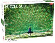 Opakowanie Puzzle Piękny Paw Peacock 500