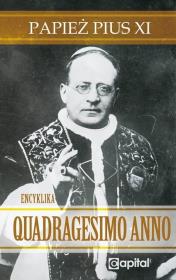 Okładka książki Quadragesimo Anno Papież Pius XI