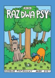 Raz dwa psy. Autor: Janek. Dadada.pl Okładka książki Raz dwa psy