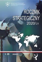 Okładka książki Rocznik Strategiczny 2020/21 Tom 26