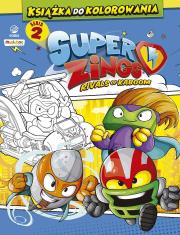 Okładka książki SuperZings - Książka do kolorowania + figurka