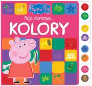 Świnka Peppa. Moje Pierwsze.. kolory. Autor: Opracowanie zbiorowe. Dadada.pl Okładka książki Świnka Peppa. Moje Pierwsze.. kolory