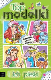 Top modelki i ich pieski. Autor: Sylwia Kajdana. Dadada.pl Okładka książki Top modelki i ich pieski