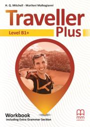 Traveller Plus B1+ WB MM PUBLICATIONS. Autor: H.Q.Mitchell - Marileni Malkogianni. Dadada.pl Okładka książki Traveller Plus B1+ WB MM PUBLICATIONS