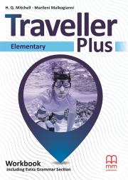 Okładka książki Traveller Plus Elementary A1 WB MM PUBLICATIONS
