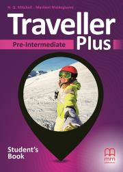 Traveller Plus Pre-Intermediate A2 SB. Autor: H.Q.Mitchell - Marileni Malkogianni. Dadada.pl Okładka książki Traveller Plus Pre-Intermediate A2 SB
