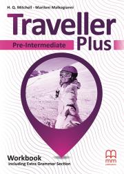 Traveller Plus Pre- Intermediate A2 WB. Autor: H.Q.Mitchell - Marileni Malkogianni. Dadada.pl Okładka książki Traveller Plus Pre- Intermediate A2 WB