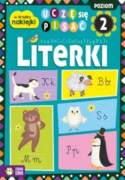 Uczę się pisać. Literki. Autor: Magda Malicka. Dadada.pl Okładka książki Uczę się pisać. Literki