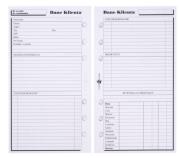 Opakowanie Wkład do organizera ST dane klienta ANTRA