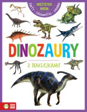 Wszystko wiem! Dinozaury. Autor: Marta Maruszczak. Dadada.pl Okładka książki Wszystko wiem! Dinozaury