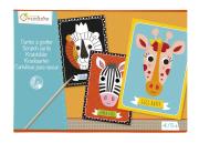 Opakowanie Zestaw kreatywny zdrapki Zwierzęta