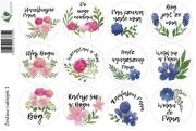 Opakowanie Zestaw naklejek - kwiaty