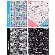 Opakowanie Zeszyt A5/60K kratka MO Head 4 (10szt) ASTRA