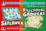 2 gry Sadzawka/Pszczółki Gadułki. Wydawca: KOMLOGO. Dadada.pl Opakowanie 2 gry Sadzawka/Pszczółki Gadułki