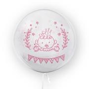 Opakowanie Balon 45cm Dziewczynka Baby Shower TUBAN