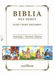 Okładka książki Biblia dla dzieci (komunia)