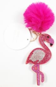 Opakowanie Brelok Pompon z flamingiem