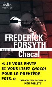 Chacal. Autor: Frederick Forsyth. Dadada.pl Okładka książki Chacal