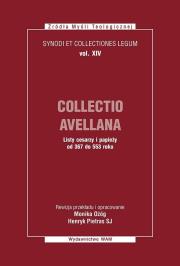 Collectio Avellana. Autor: Monika Ożóg (oprac.), Henryk Pietras SJ. Dadada.pl Okładka książki Collectio Avellana