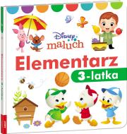 Okładka książki Disney maluch Elementarz 3-latka HOPE-9206