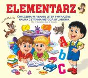 Okładka książki Elementarz ćwiczenia w pisaniu liter i wyrazów
