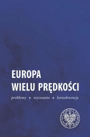 Okładka książki Europa wielu prędkości