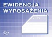 Opakowanie Ewidencja wyposażenia K7