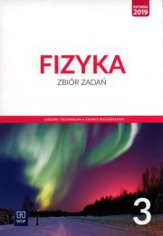 Fizyka LO 3 Zbiór zadań ZR w.2021 WSiP. Autor: Nessing Katarzyna, Salach Jadwiga, Bożek Agnieszka. Dadada.pl Okładka książki Fizyka LO 3 Zbiór zadań ZR w.2021 WSiP