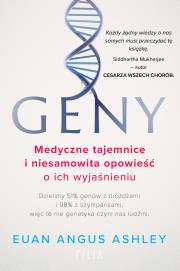 Geny. Autor: Euan Angus Ashley. Dadada.pl Okładka książki Geny
