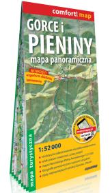Gorce i Pieniny. Mapa turystyczna; laminowana mapa turystyczna 1:52 000. Autor: Opracowanie zbiorowe. Dadada.pl Okładka książki Gorce i Pieniny. Mapa turystyczna; laminowana mapa turystyczna 1:52 000