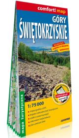 Góry Świętokrzyskie; laminowana mapa turystyczna 1:75 000. Autor:   Praca zbiorowa. Dadada.pl Okładka książki Góry Świętokrzyskie; laminowana mapa turystyczna 1:75 000